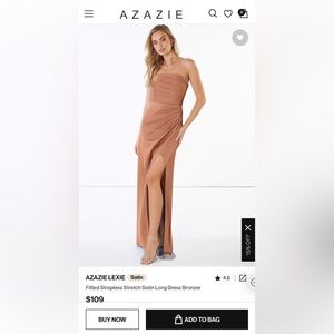 Azazie Dress Formal Dress in Bronzer